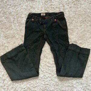 SOLD free people low waisted flared jeans